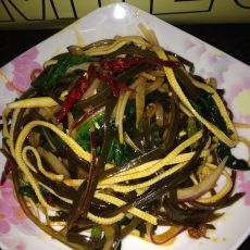 菠菜拌三丝的做法步骤