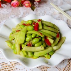 凉拌毛豆的做法步骤