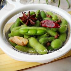 五香卤煮毛豆的做法步骤
