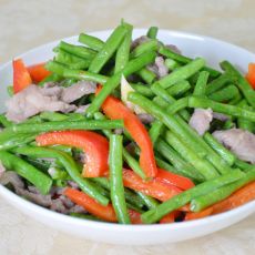 肉丝炒豆角的做法步骤