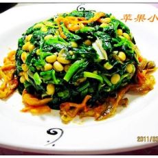 黄豆芽菠菜塔的做法步骤