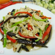 大头菜炒金针菇的做法步骤
