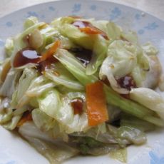 蚝油包菜的做法步骤