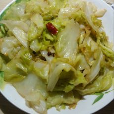 干煸包菜的做法步骤