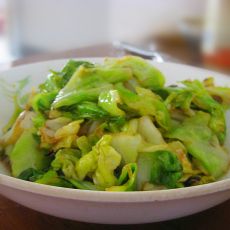 炒包菜的做法步骤
