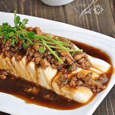 肉末凉拌豆腐的做法步骤