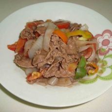 杂蔬炒牛肉的做法步骤
