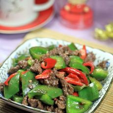 青椒炒牛肉的做法步骤