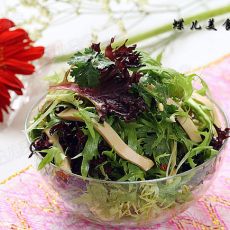 凉拌茶干双色苦菊的做法步骤