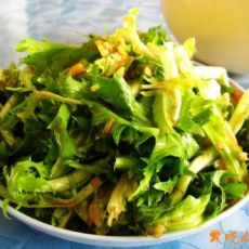 孕妈妈的家常饮食--凉拌苦菊的做法步骤