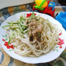芝麻酱黄瓜凉面的做法步骤