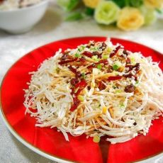 麻辣芝麻鸡丝的做法步骤