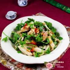 香辣鸡丝的做法步骤