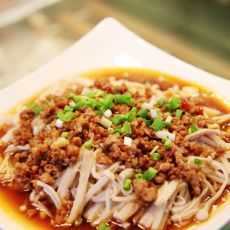 蒜蓉肉末蒸金针菇的做法步骤